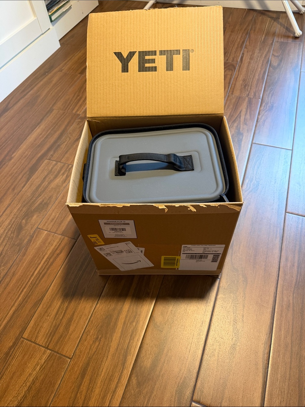 Yeti Gray Soft Cooler Tote with Top Handle